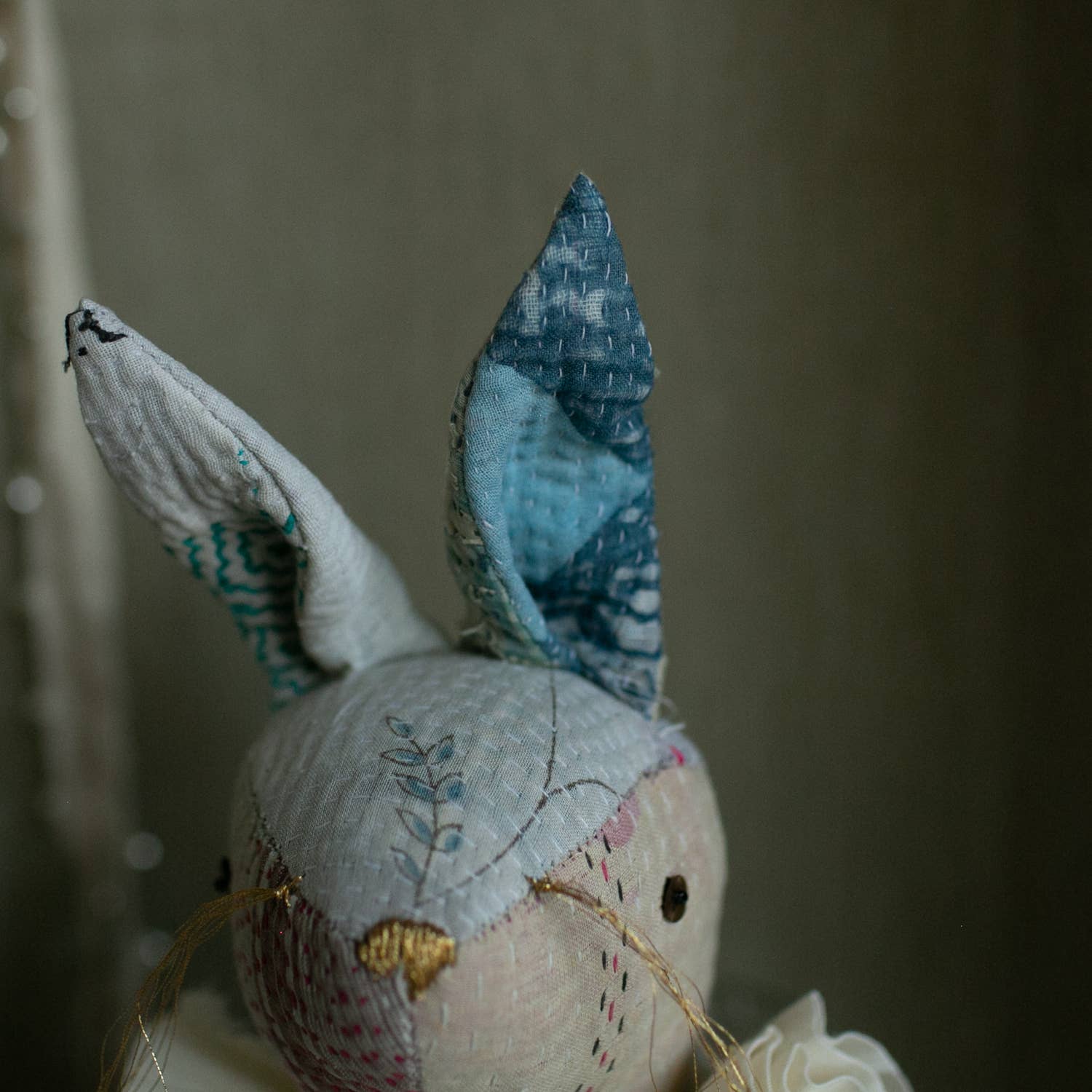 Skippy Cotton - Vendita all'ingrosso Bambola - Bambini - Bambola Kantha con Colletto Arricciato - Bambola Artigianale Imbottita in Cotone3