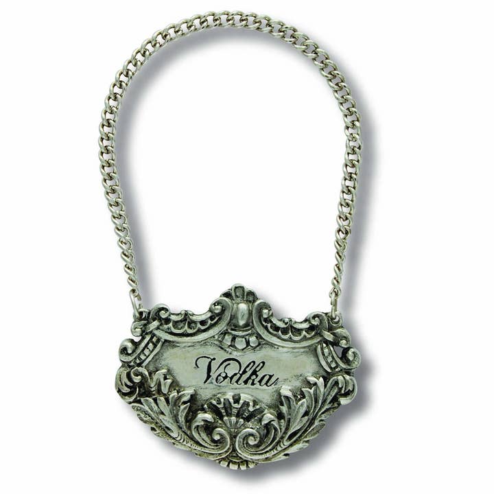 Vagabond House - Wholesale Decanter - Pewter Medici Decanter Tags2