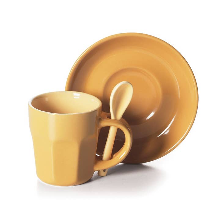 multicolour Set of 6 Abbraccio Coffee Cups for wholesale on Faire5