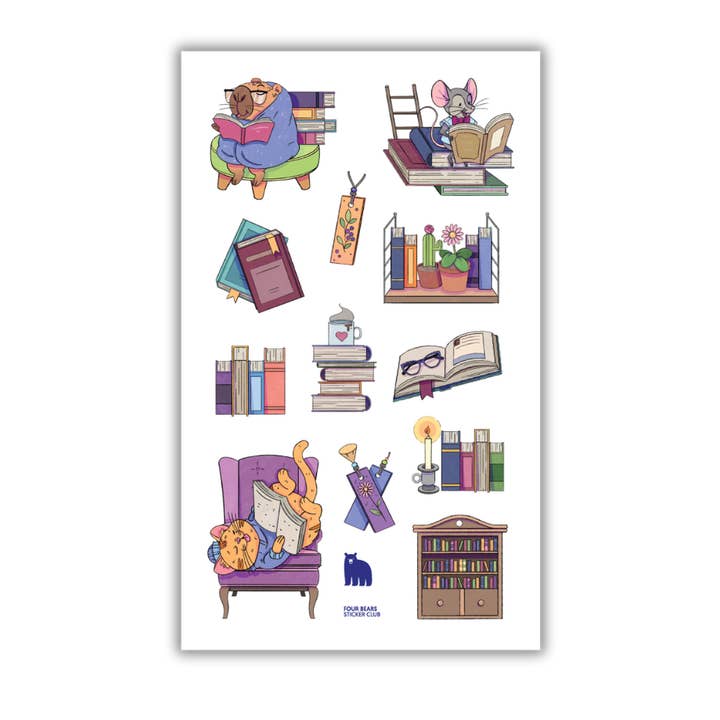Livre Nook Bliss pour la vente par Four Bears Sticker Club