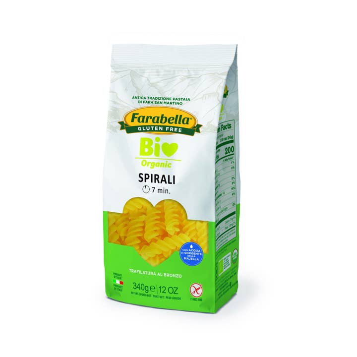 Farabella - Wholesale Pasta - Gluten-Free Organic Spirals 340G X 12