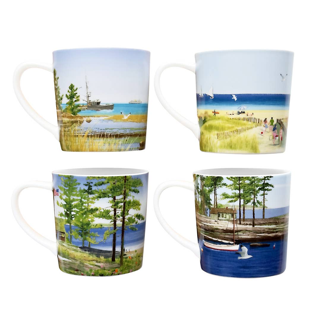 Caskata - Wholesale Coffee Mug - Caskata X Felix Doolittle By the Sea Mugs, Set of 42