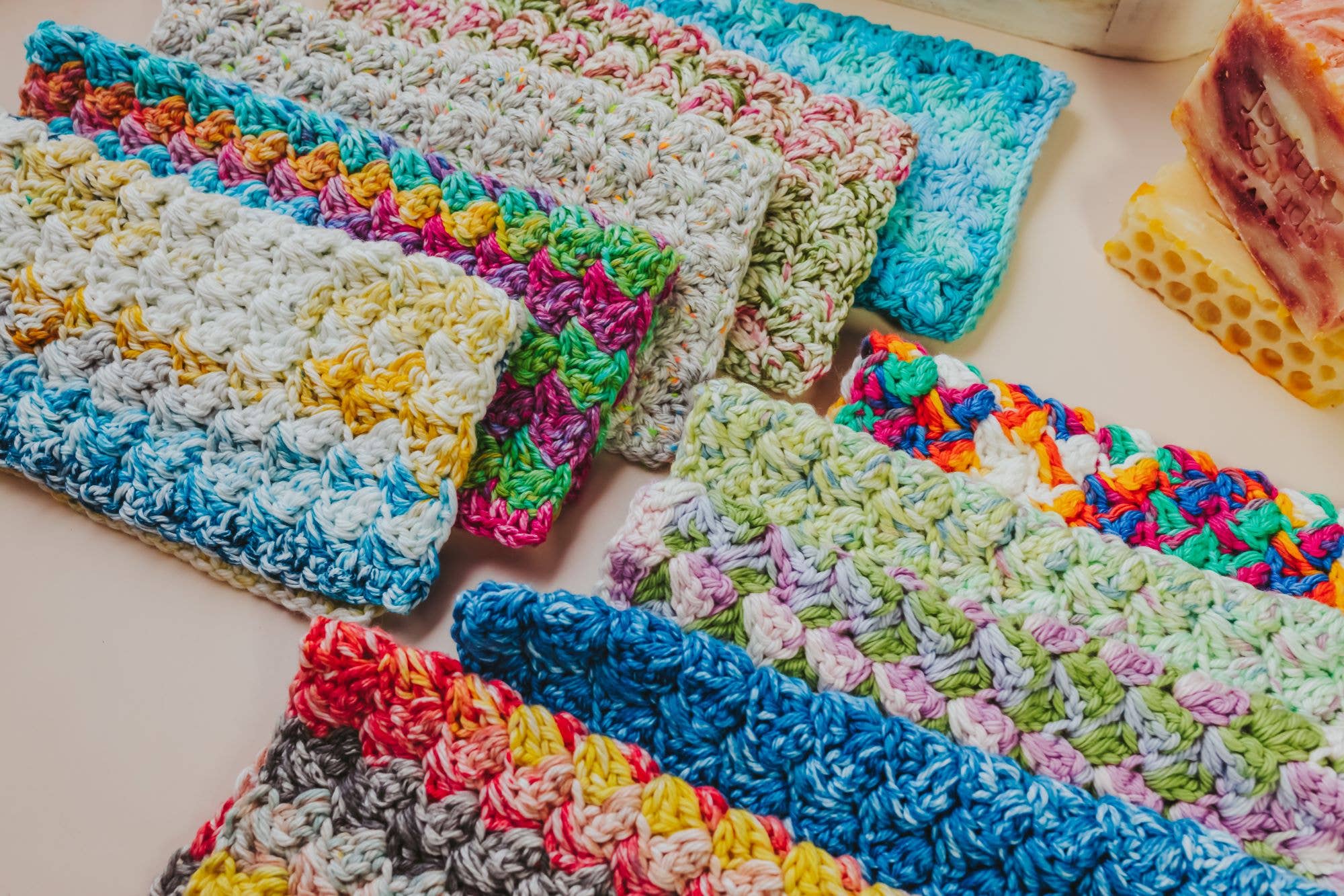 Joyful Sounds Farm - Wholesale Wash Cloth - Hand Crocheted Wash Cloth or Dish Cloth4