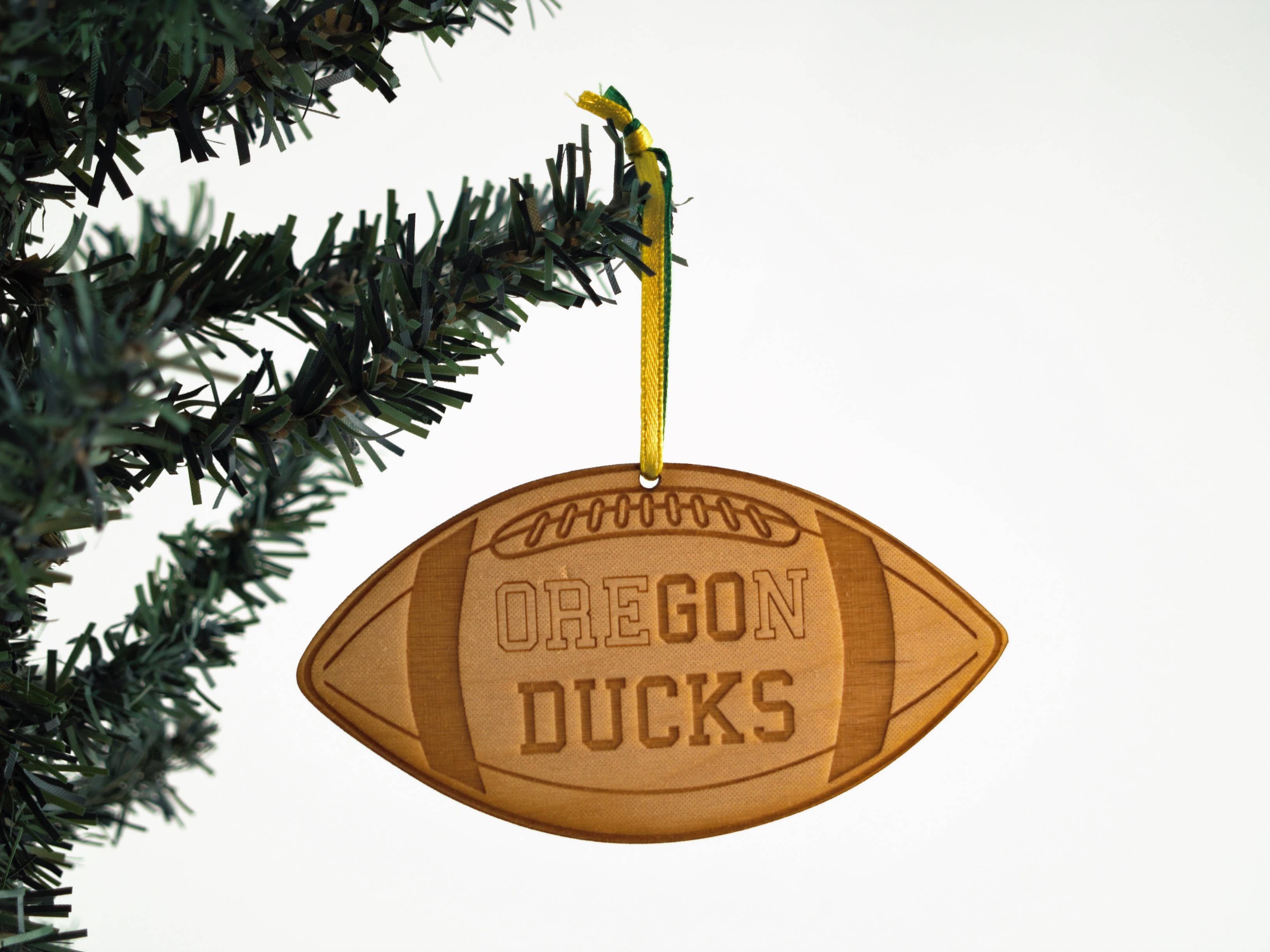 Rocket Laser Graphics - Wholesale Ornament - Oregon Go Ducks Football Ornament