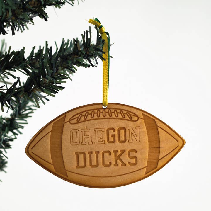 Rocket Laser Graphics - Wholesale Ornament - Oregon Go Ducks Football Ornament0