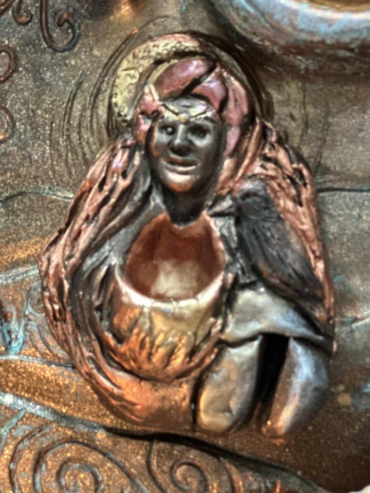 🪶 Gypsy of the Henge Talisman for wholesale by Carys Martin Ceramics