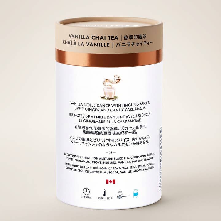 Tega Organic Tea - Wholesale Tea Bags - Vanilla Chai Luxury Black Tea | Canadian | 24ct1