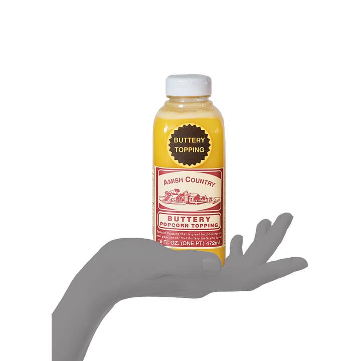 Amish Country Popcorn - Wholesale Flavored Syrup - 16oz Bottle of Buttery Topping