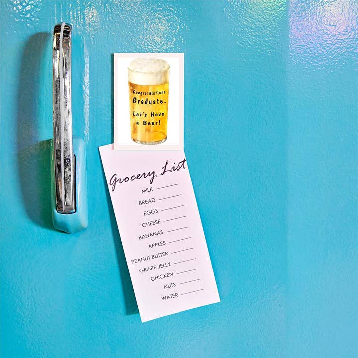 Found Image Press - Venta al por mayor Imanes - Imán IO-141 Felicidades Graduado, Vamos a Tomar una Cerveza1