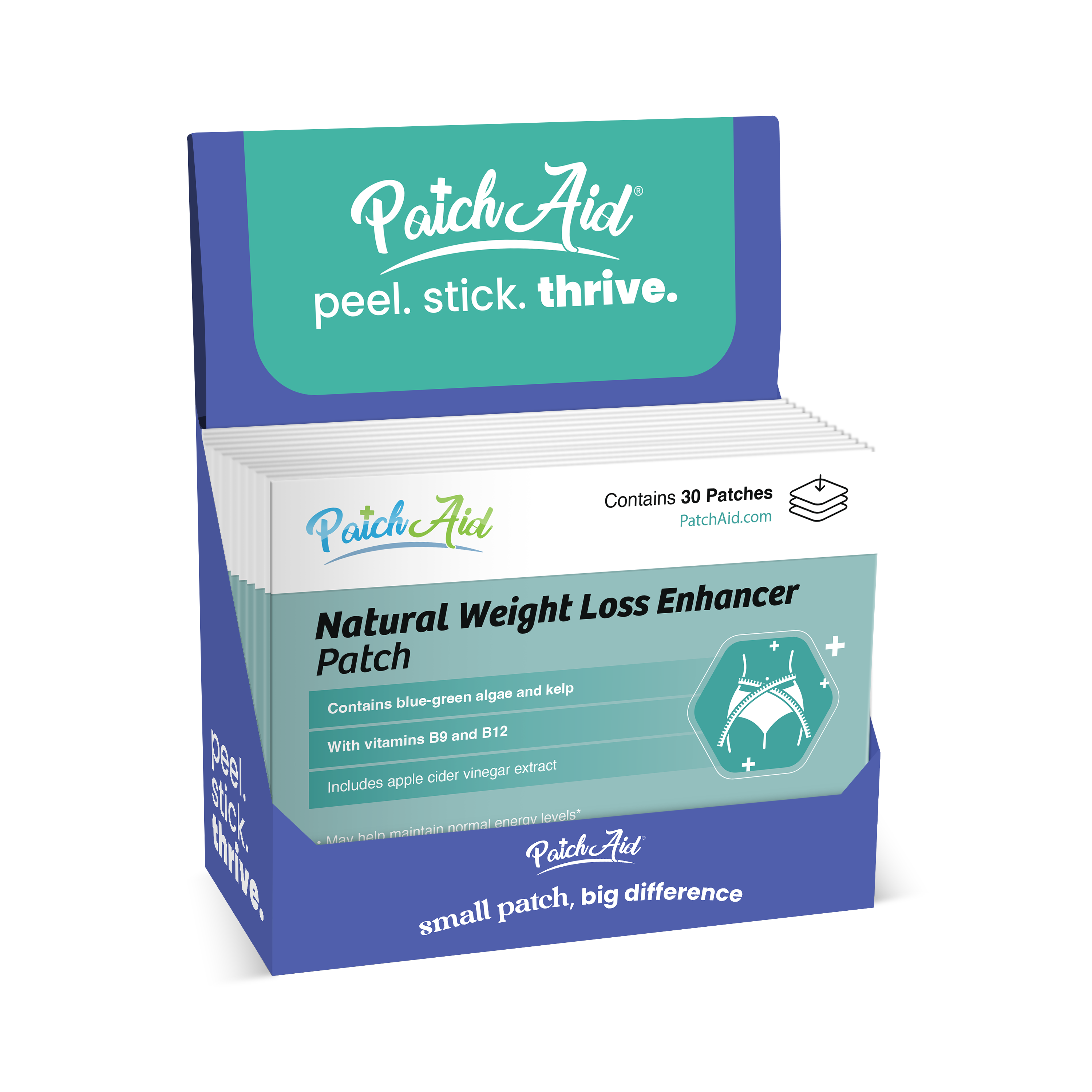 PatchAid - Vente Supplément oral/vitamine - Patch naturel pour accélérer la perte de poids - Soutien du métabolisme et de l'énergie0
