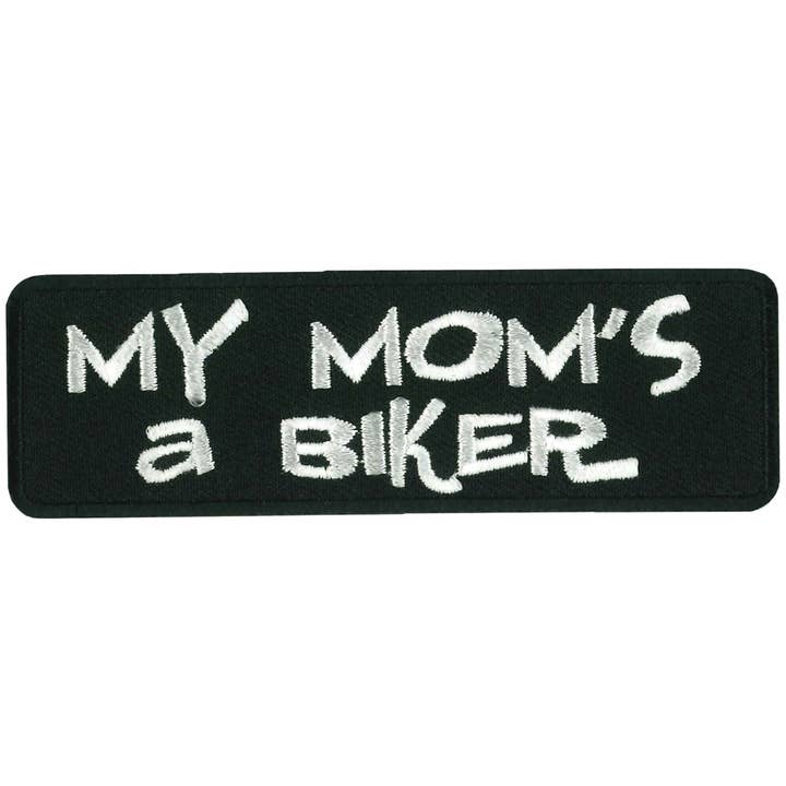Hot Leathers PPL9121 Moms a Biker 4" patch voor wholesale door Hot Leathers