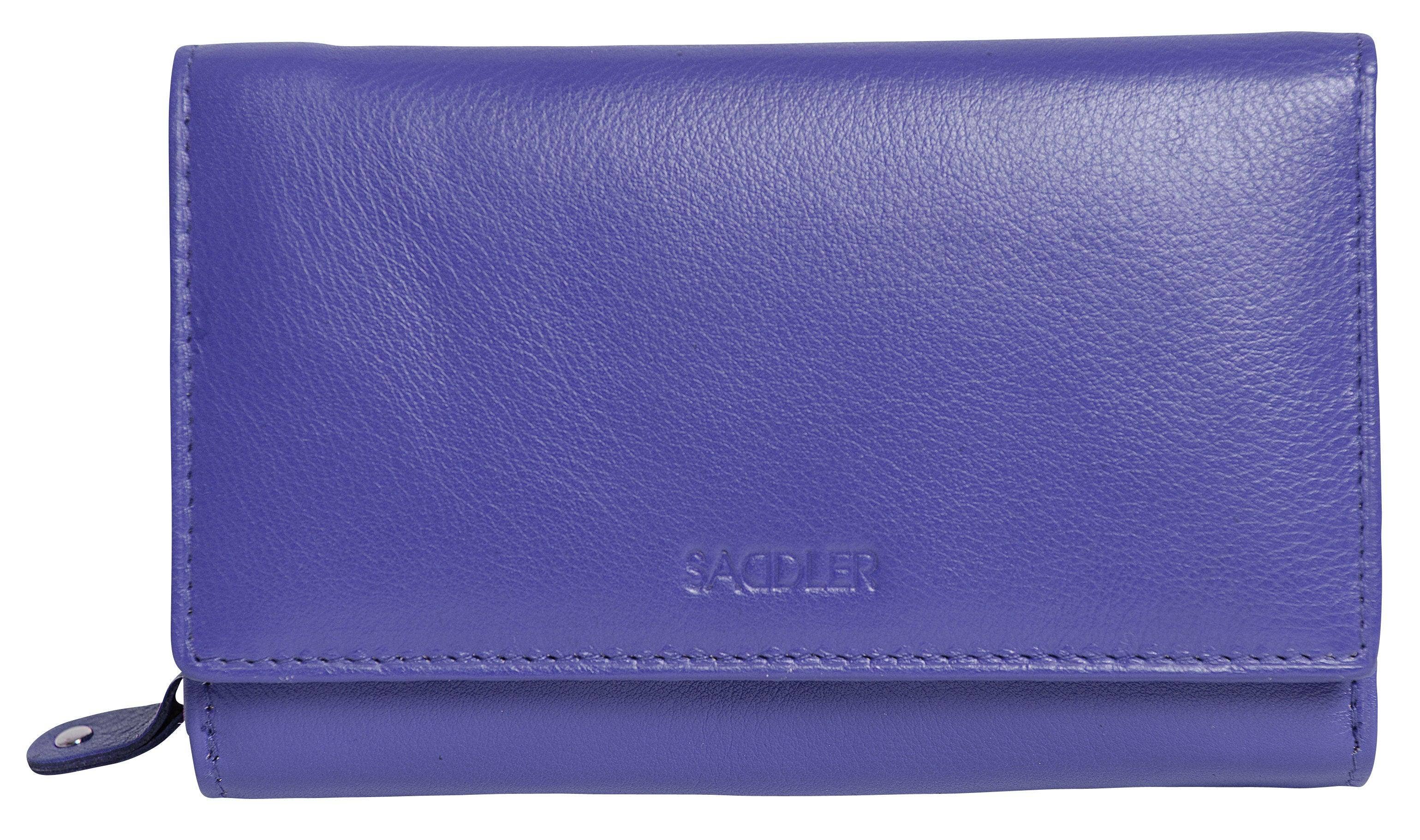 SADDLER - Wholesale Wallet - Women's - Compact Trifold Leather Purse "Eleanor" – Handmade by Saddler | RFID Protected & Gift Boxed | 10 Card Slots & Rear Zip Coin Pocket45