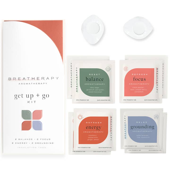 GET UP + GO KIT — Energizing Aromatherapy Patch Set (8 ct.) for wholesale by Breatherapy