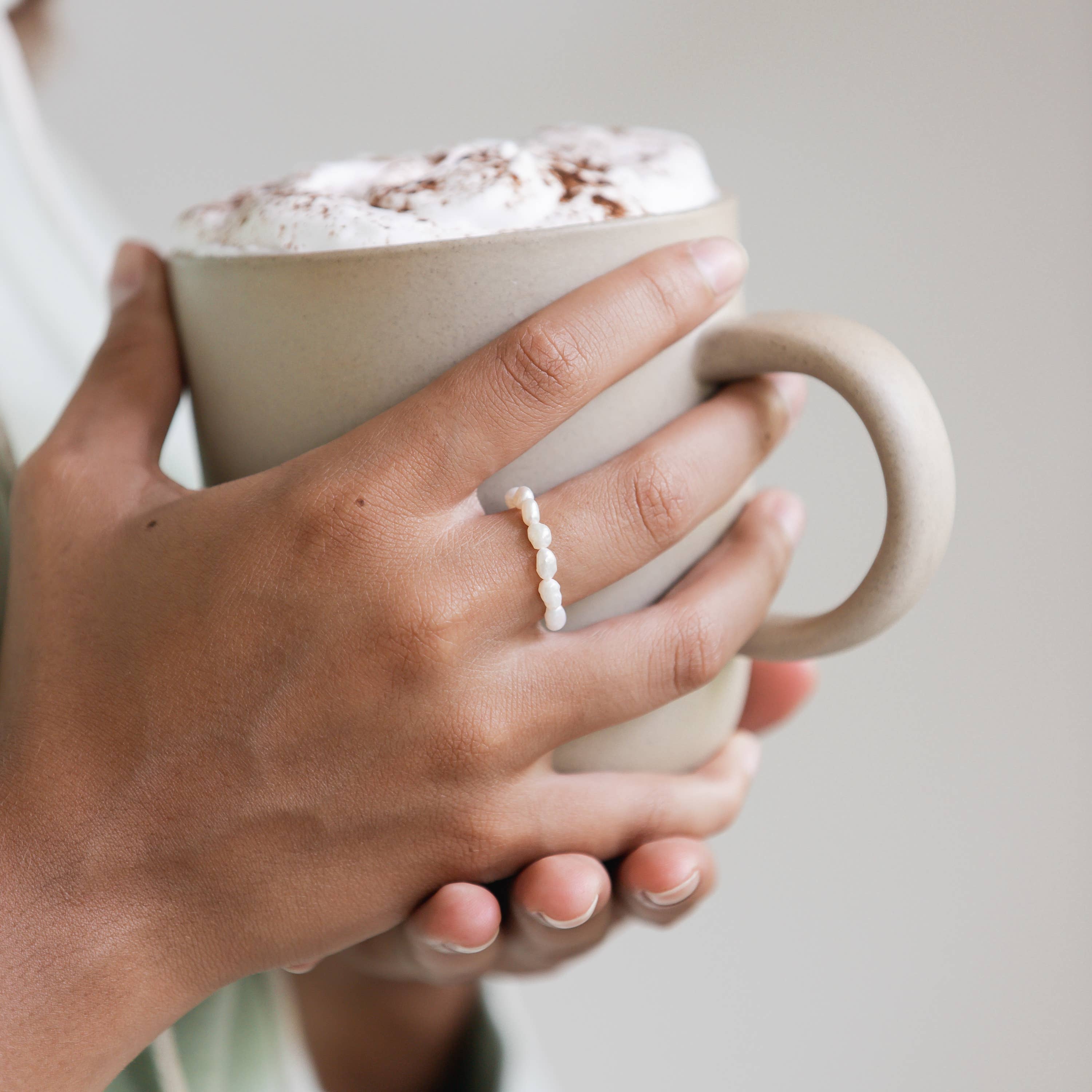 Pineapple Island – wholesale Band/stacked ring – Beaded Stretch Ring