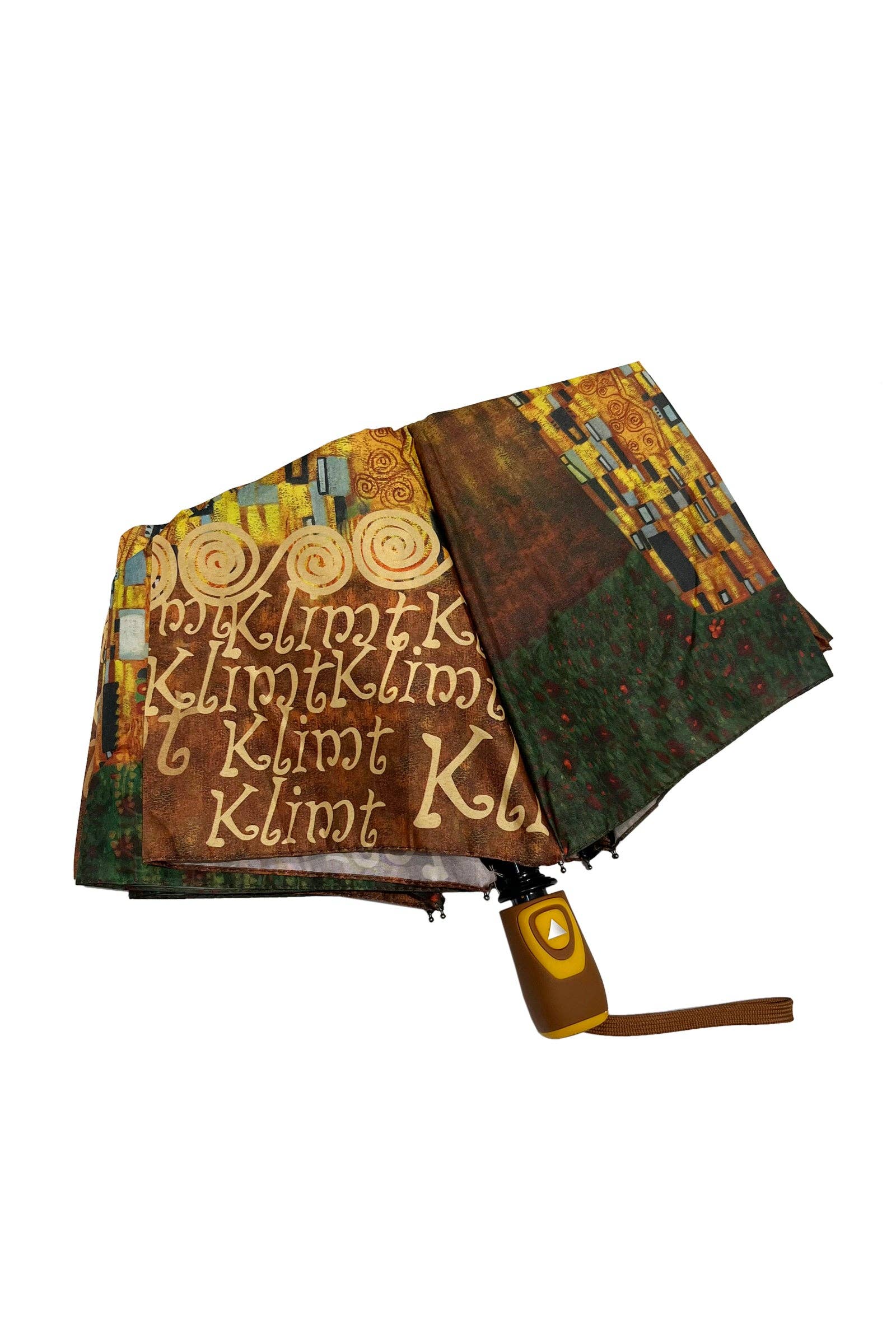 Fashion Scarf World - Wholesale Umbrella - Women's - Klimt The Kiss Print Umbrella (Short)2