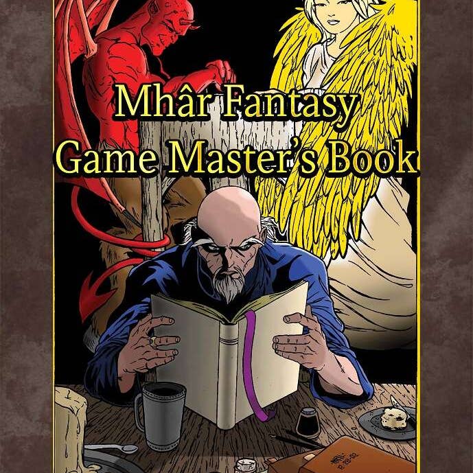 Livre du Maître de jeu de Mhâr Fantasy (jeu de rôle) pour la vente par Fool's Moon Entertainment, Inc.