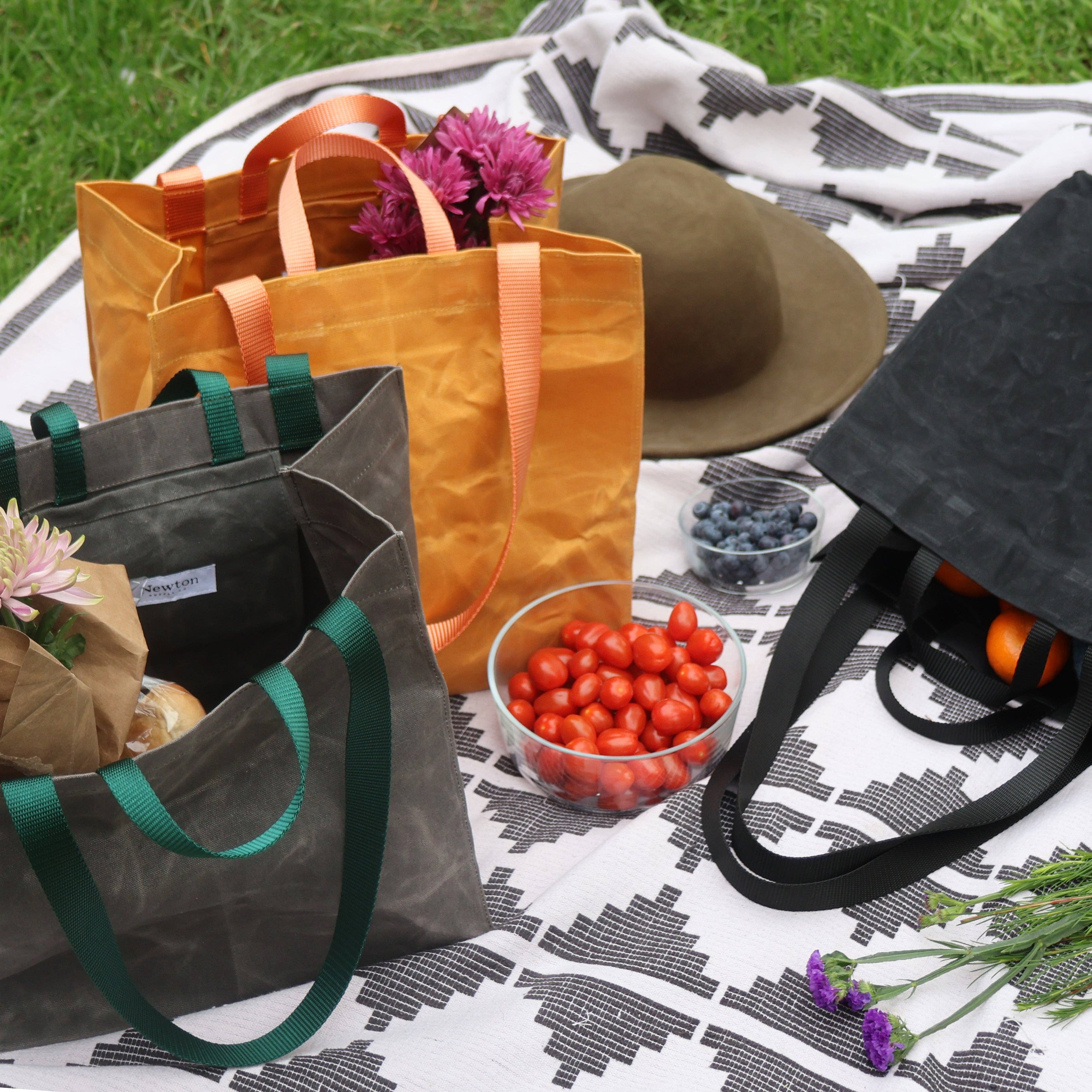 Newton Supply Co - Wholesale Tote Bag - Unisex - waxed canvas market tote / custom colorway5