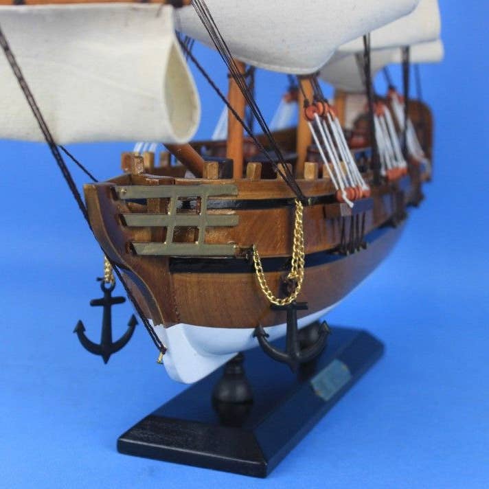 Hampton Nautical - Wholesale Tafelbladdecoratie - Charles Darwins HMS Beagle Tall Modelschip 20"3