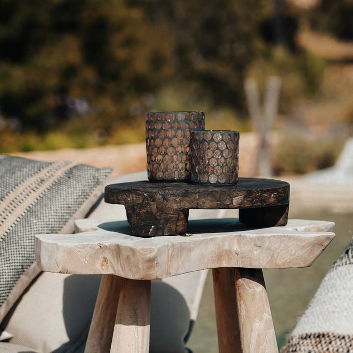 EARTHWARE – wholesale Ljushållare – Med kopparfärgad ljushållare Monet M för värmeljus1