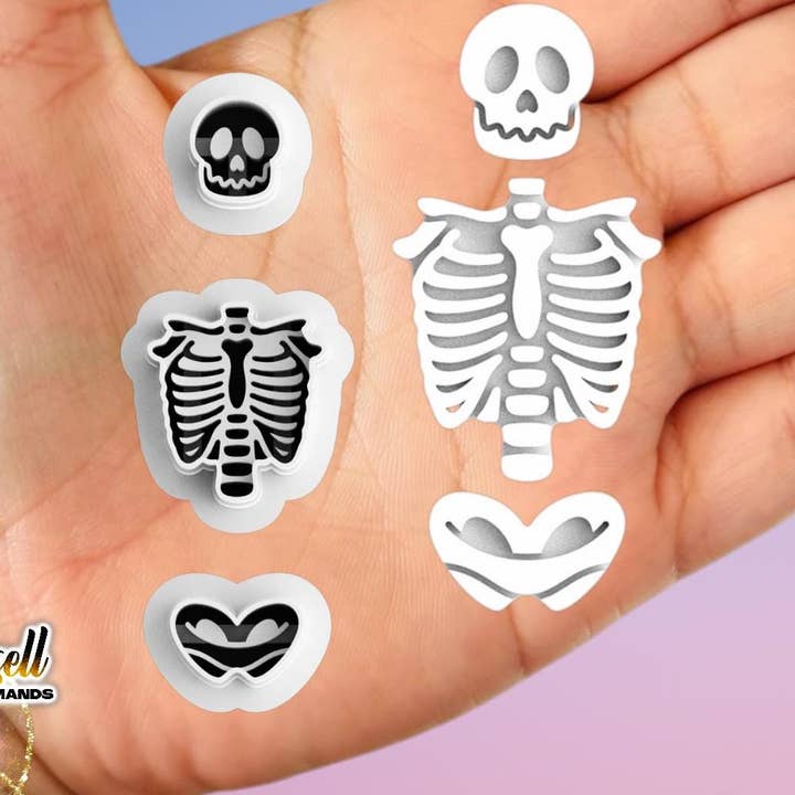 Pack de Esqueletos B Cortadores de Arcilla para venta al por mayor de Roussell Prints and Demand LLC