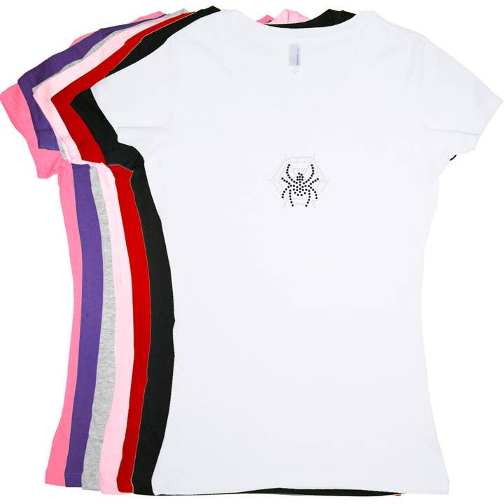 Spider Web and Spider - Women's T-shirt for wholesale by Dog in the Closet