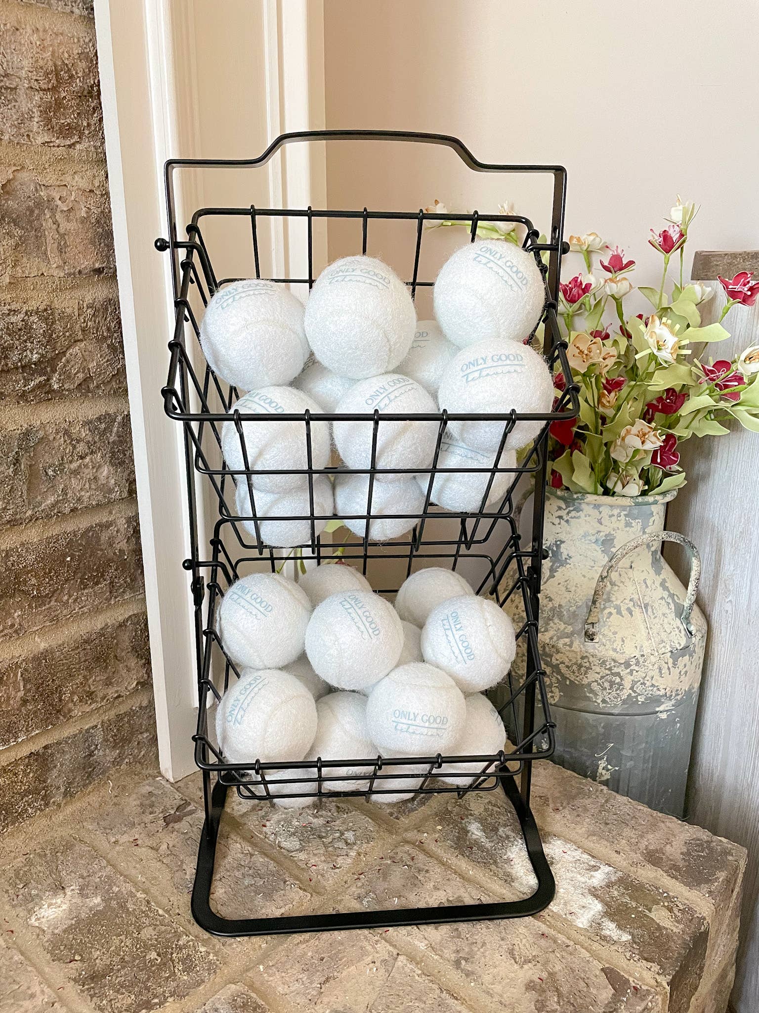 Only Good Behavior – Engroshandel Apporterbold - Hund – Hundelegetøj - rent hvid tennisbold0