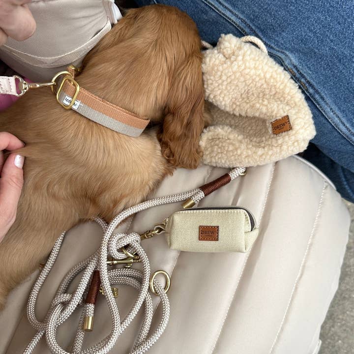 DrewsDogwear - Wholesale Pet Poop Bag Dispenser - Poop bag holder / Chai Latte3