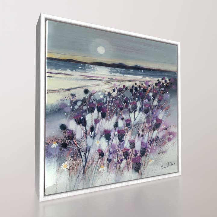 'Flower of Scotland, Arran'- Framed Ceramic Tile Art Print for wholesale by Emma S Davis Artist