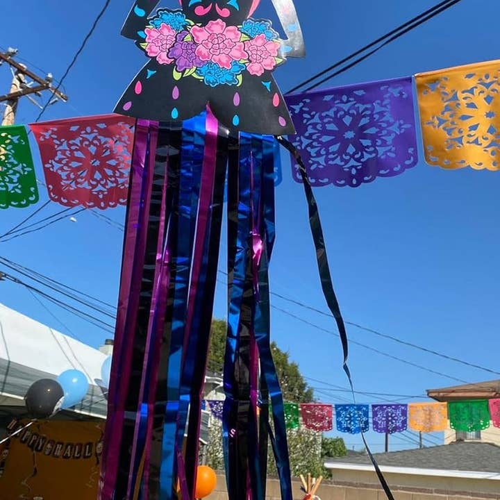 4E's Novelty - Wholesale Party Sign/Banner - 4E’s Novelty 3 Pack Day of the Dead Hanging Decorations 3ft 2