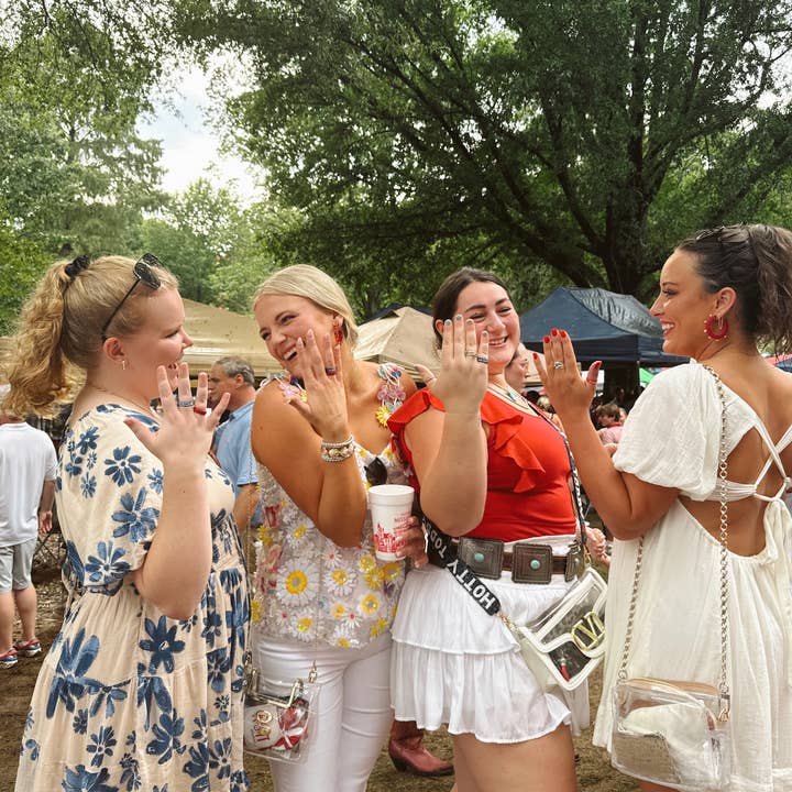 Flip Rings - Wholesale Band/Stacked Ring - Flip Reversible GO REBS / HYDR Red Ole Miss Ring7