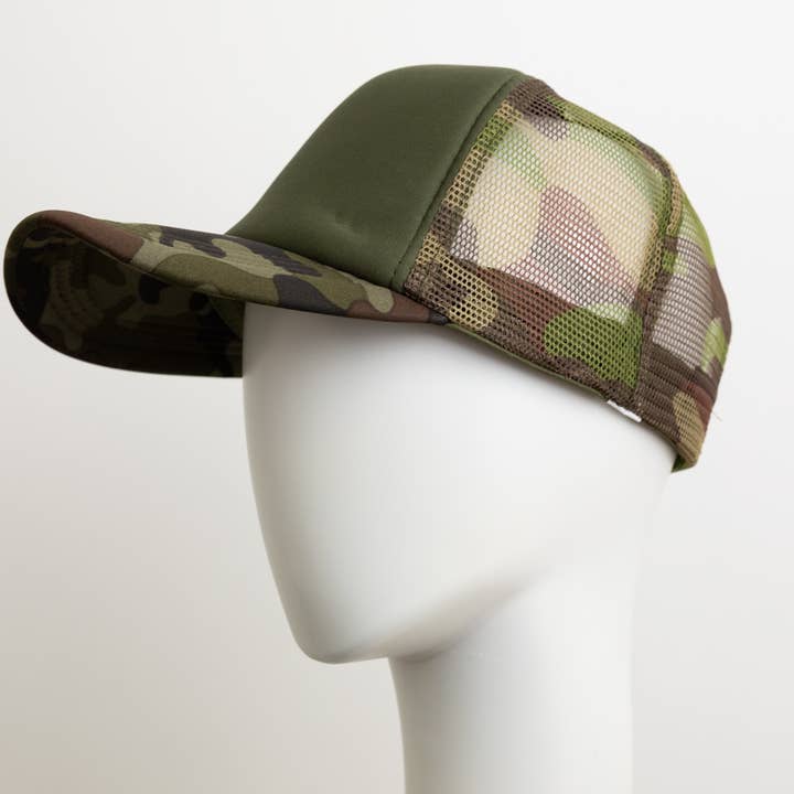 Leto Accessories - Wholesale Trucker Hat - Men's - 🚛 Mens Camouflage Mesh Back Trucker Hat