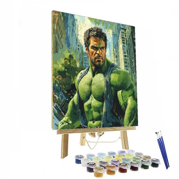 Artistry Rack – Großhandel Bastelset – Mark Ruffalo: Das Herz des Hulk — Bastelset „Malen nach Zahlen“