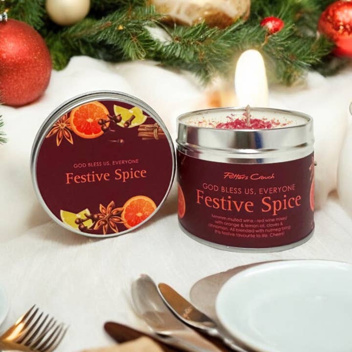 Vela de Especiarias Festivas por atacado de Potters Crouch Candles