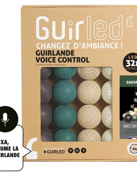Sauvage Voice Control Light Garland Balls for wholesale by Guirled