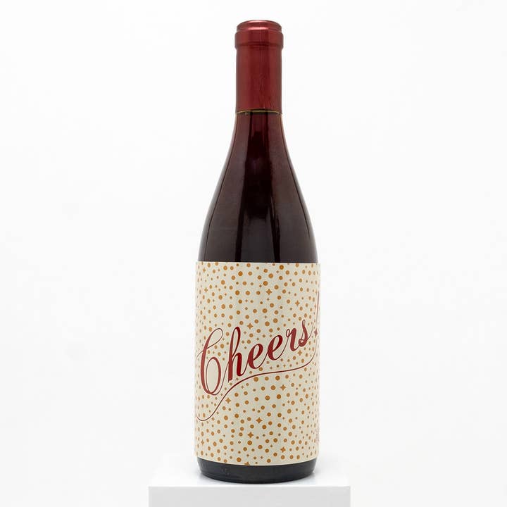 Celebration Cuffs - Cheers - Wine Greeting Card for wholesale by LOCK LACES