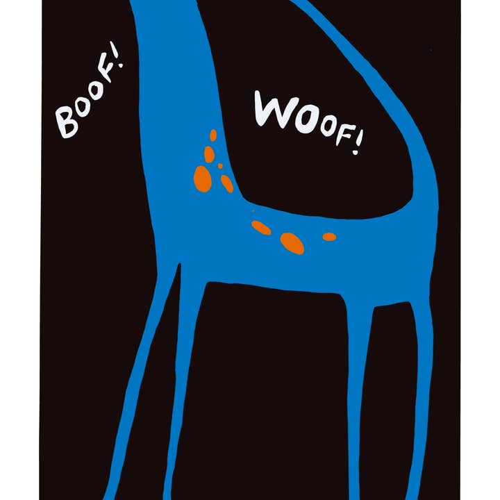 ADHD Dog Postcard for wholesale by Kyndra Sweep illustrations