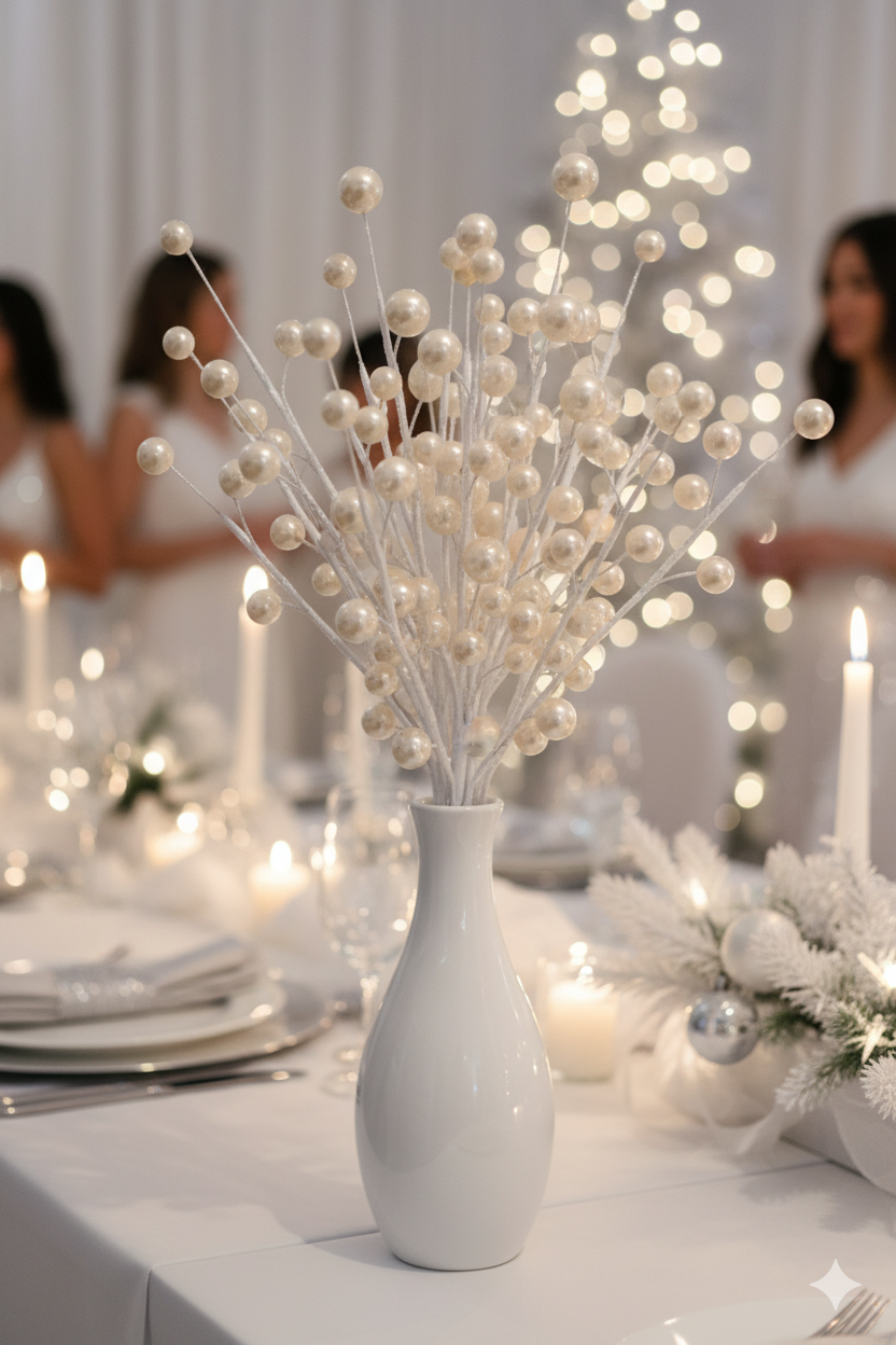 Larksilk - Wholesale Artificial Flowers - 13.8" Berry Mixed Spray Holiday Floral Pick for 36 Pack1