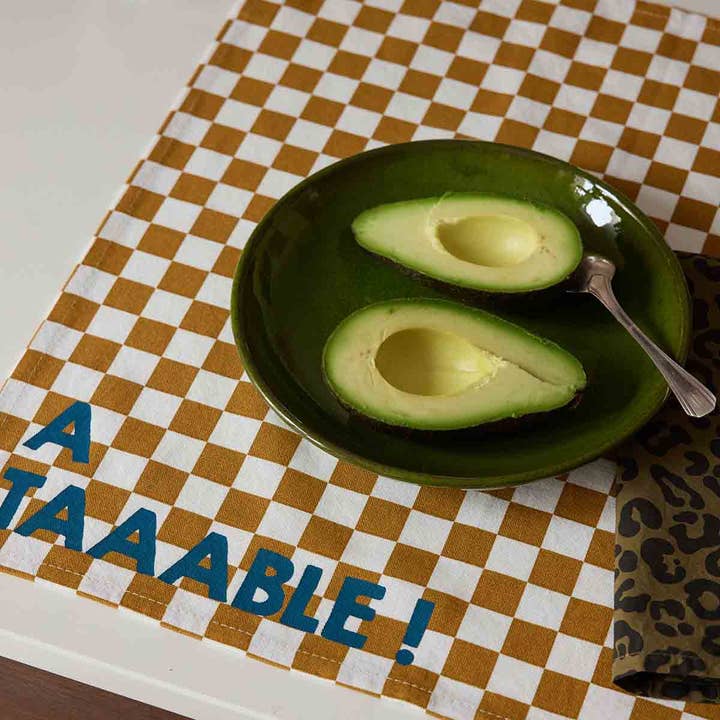 Rose in April - Wholesale Dinner & Cloth Napkin - NAPKIN JOSEPHINE CARAMEL - A TAAABLE !3