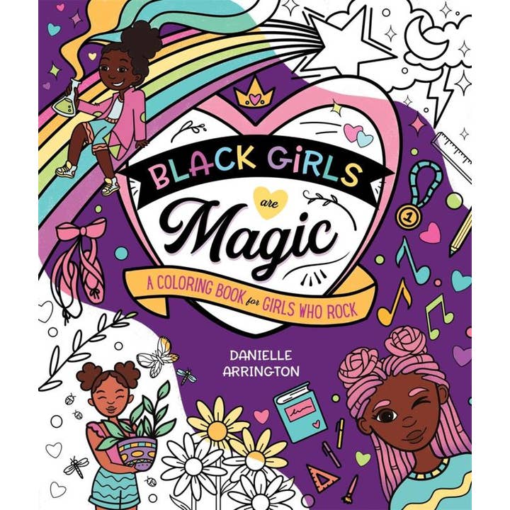 Microcosm Publishing & Distribution - Wholesale Coloring & Activity Book - Kids & Baby - Black Girls Are Magic: A Coloring Book for Girls Who Rock