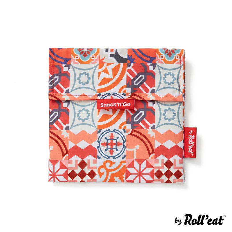 Brotzeit – wholesale Lunchlåda – Roll'eat Snack'n'go Patchwork Lunchbag tvättbar snackpåse brödpåse5