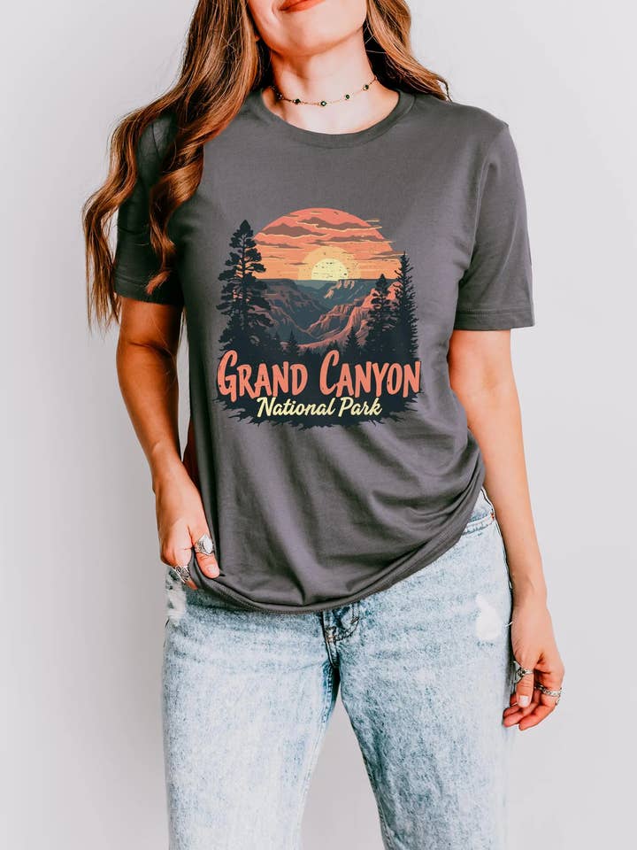 Grand Canyon National Park Souvenir T-Shirt for Women for wholesale by River and Sky Supply
