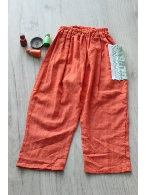 Harempants Tradições laranja por atacado de MakayaShop