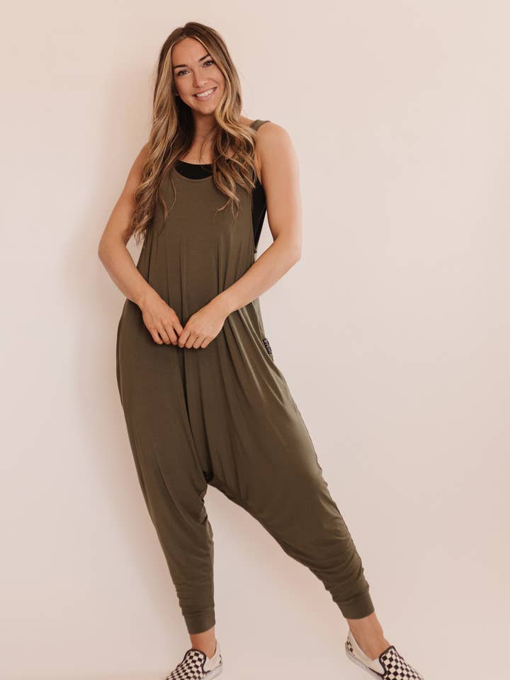 Green Adult Momper / Mom Romper for wholesale by Momper Romper