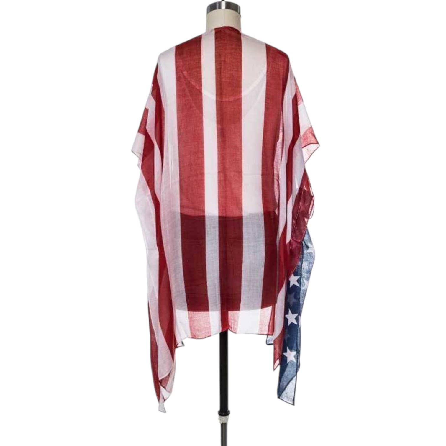 U S A American Flag Printed Kimono for wholesale on Faire2