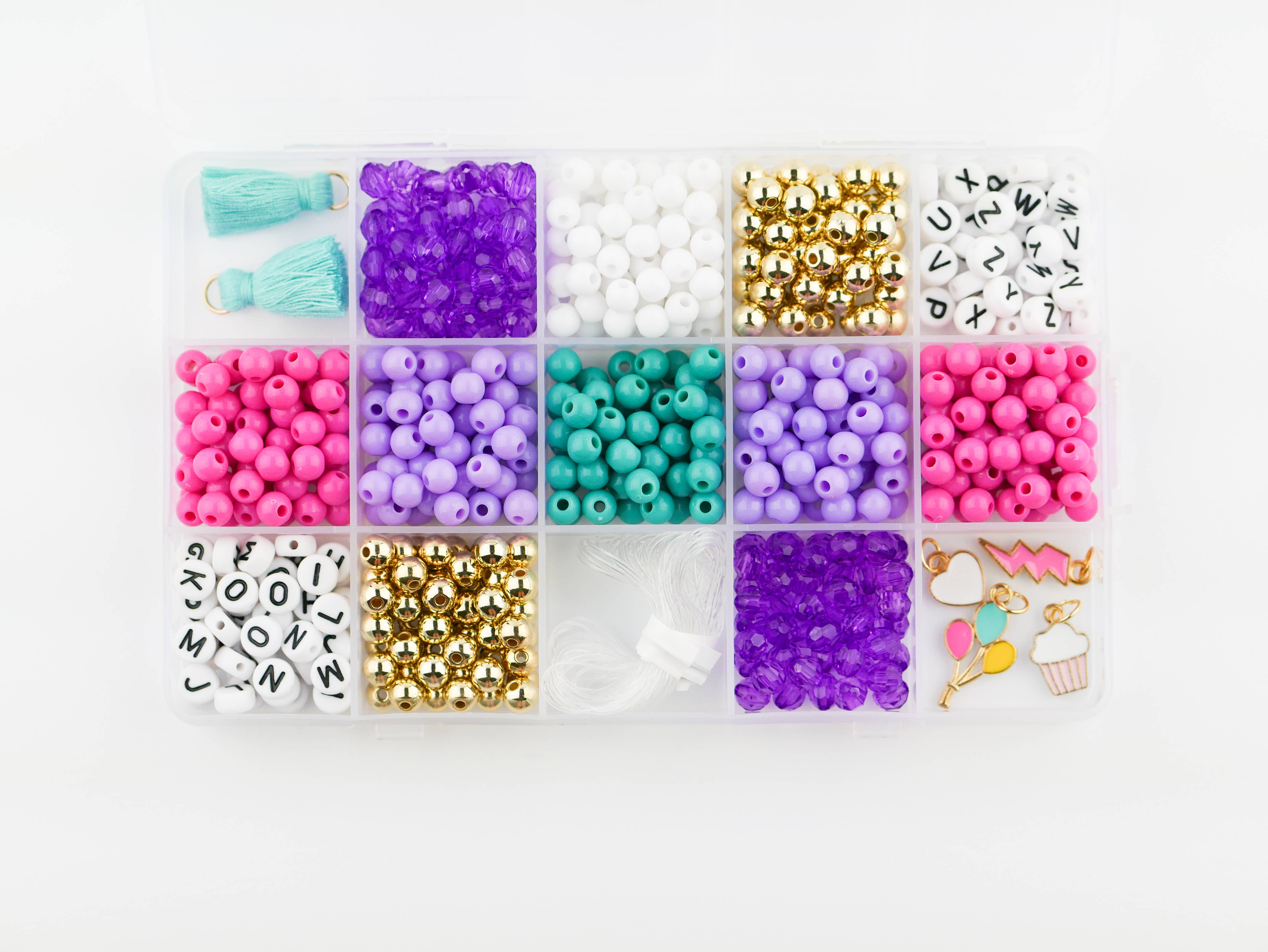 Stacked Sweetly - Wholesale DIY Jewelry - Kids - Birthday Wishes DIY Stretchy Bracelet Craft Kit Gift6