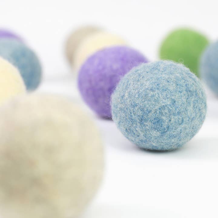 LooHoo Wool Dryer Balls - Wholesale Dryer Balls - Variety Pack Wool Dryer Ball - Pack of 31