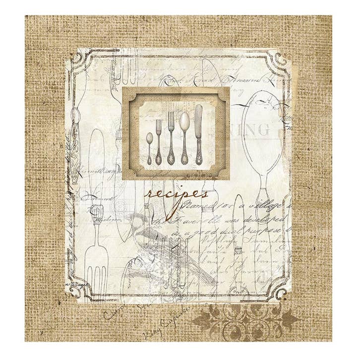 Perfect Setting Pocket Page Recipe Binder for wholesale by Gibson Signature