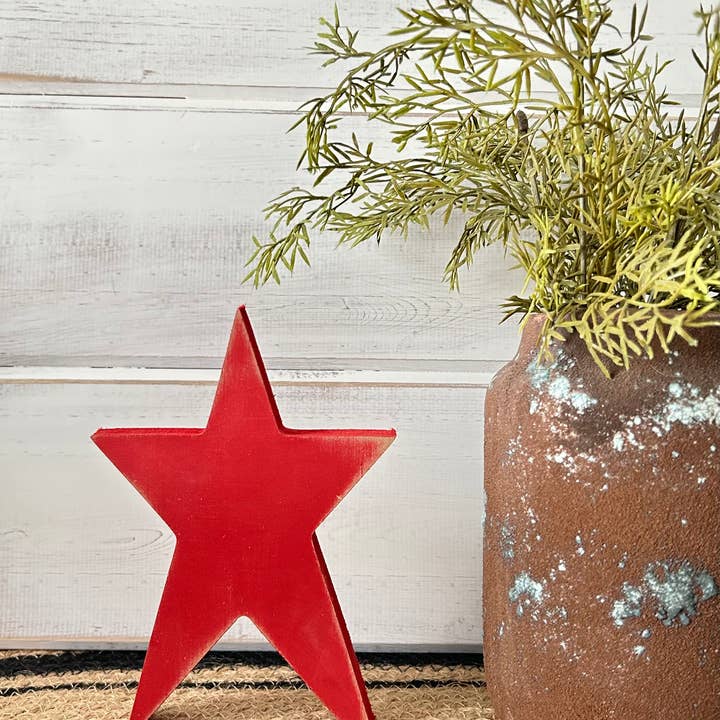 Inkwood Crafters - Wholesale Decorative Tabletop Object - Primitive Wood Prim Stars4