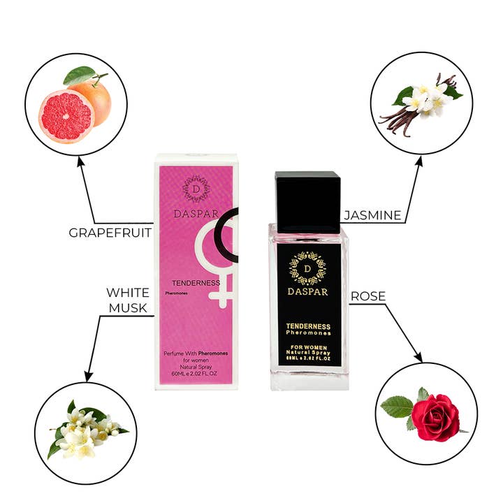 Daspar - Wholesale Perfume/Eau de Toilette - DASPAR TENDERNESS WOMEN PERFUME WITH PHEROMONES 2.02 OZ
