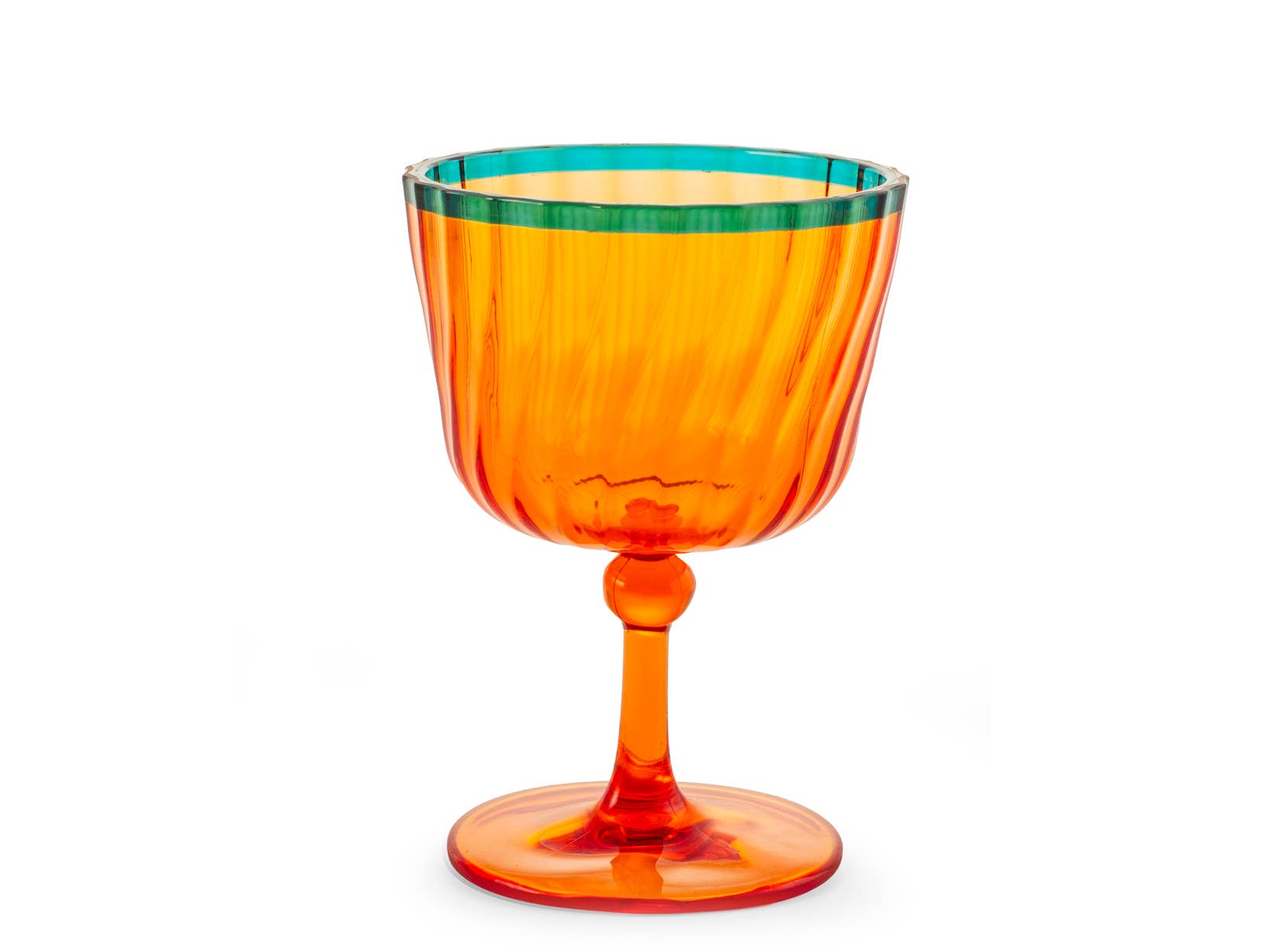 H&H - Wholesale Wine Glass - Set of 12 Acrylic Glasses Assorted Colors 25 cl5